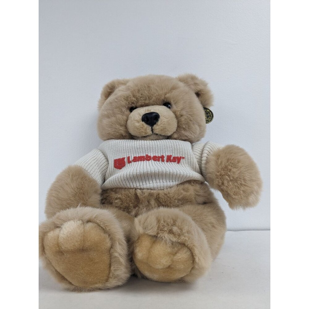 Vintage Lambert Kay Bear 24 K Polar Puff 1994 Light Brown Stuffed Animal 13" #2